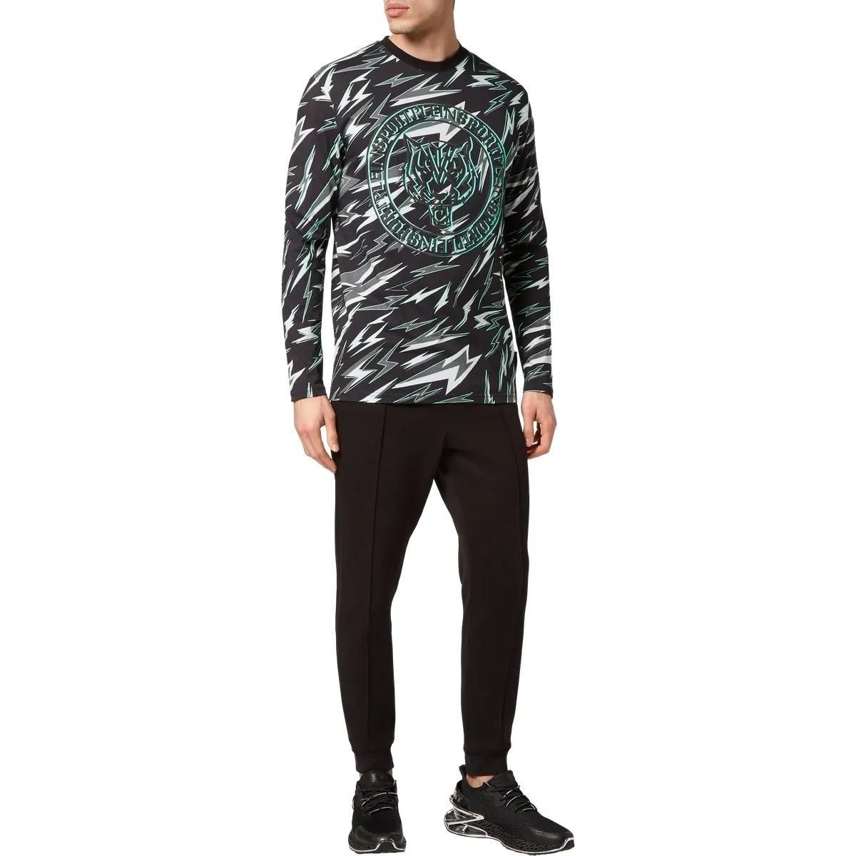 Plein Sport - T-Shirt Tiger - Größe M - schwarz