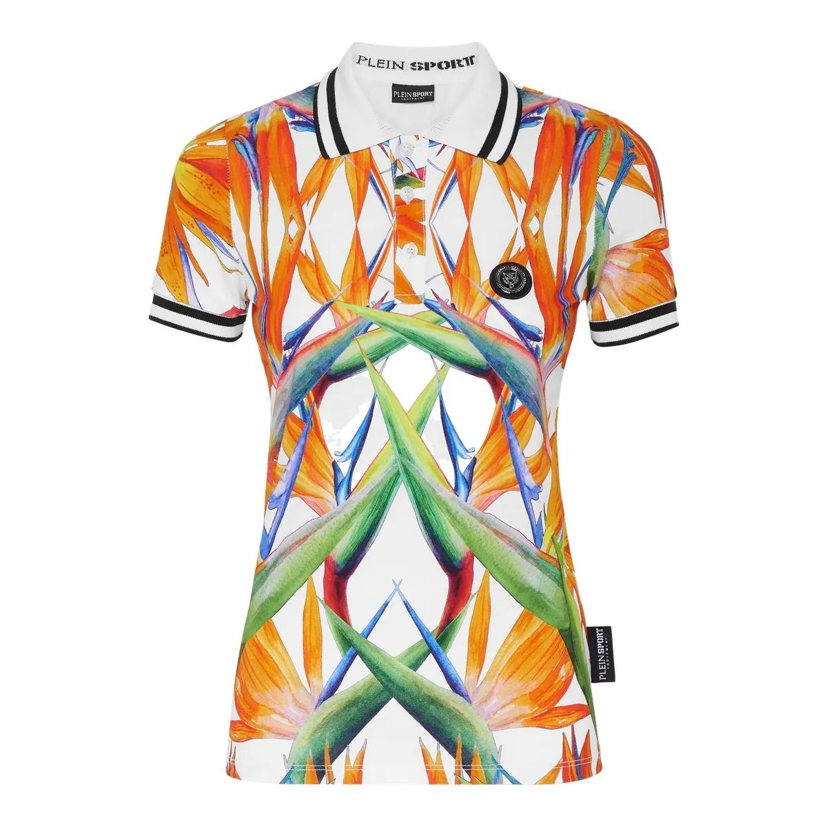 Plein Sport - Poloshirt - Größe M - weiß