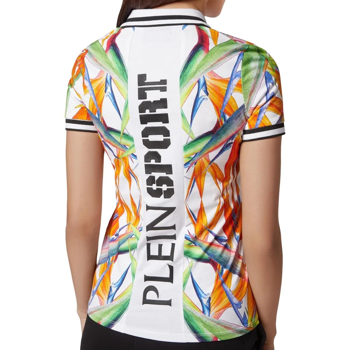 Plein Sport - Poloshirt - Größe M - weiß