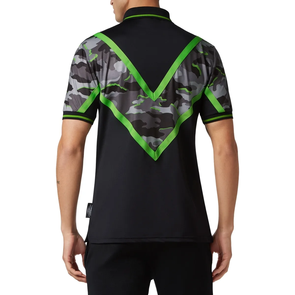 Plein Sport - T-Shirt Camouflage - Größe L - schwarz