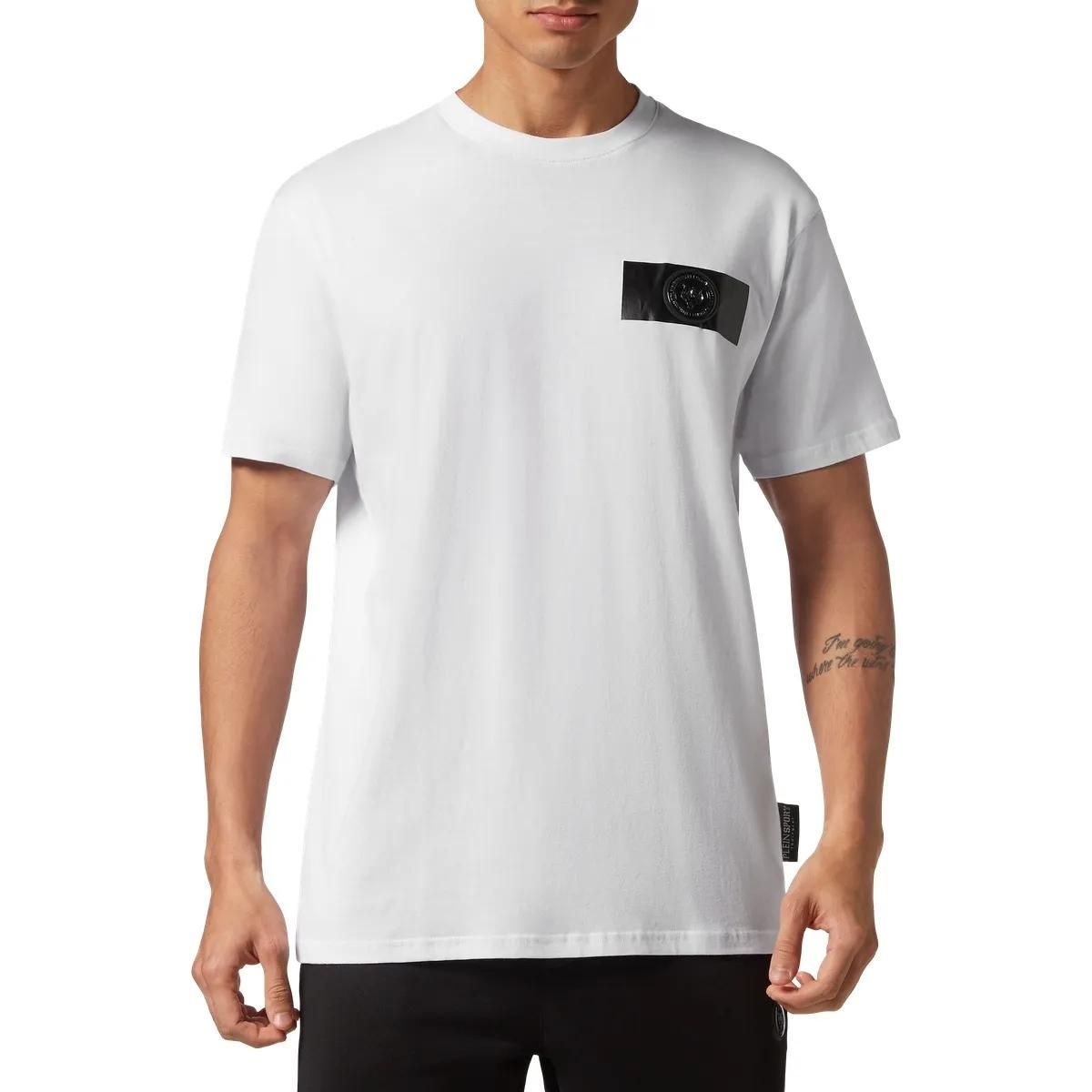 Plein Sport - T-Shirt Global Express Edition - Größe 3XL - weiß