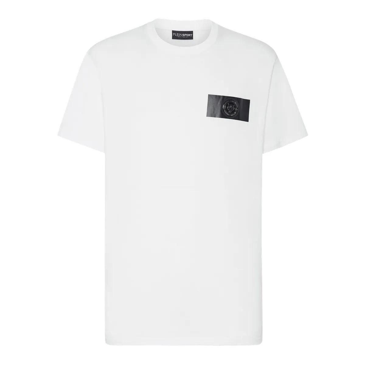 Plein Sport - T-Shirt Global Express Edition - Größe 3XL - weiß