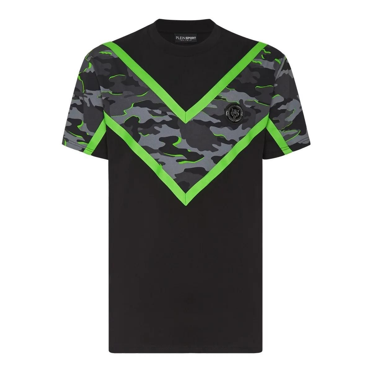 Plein Sport - T-Shirt Camouflage - Größe M - schwarz