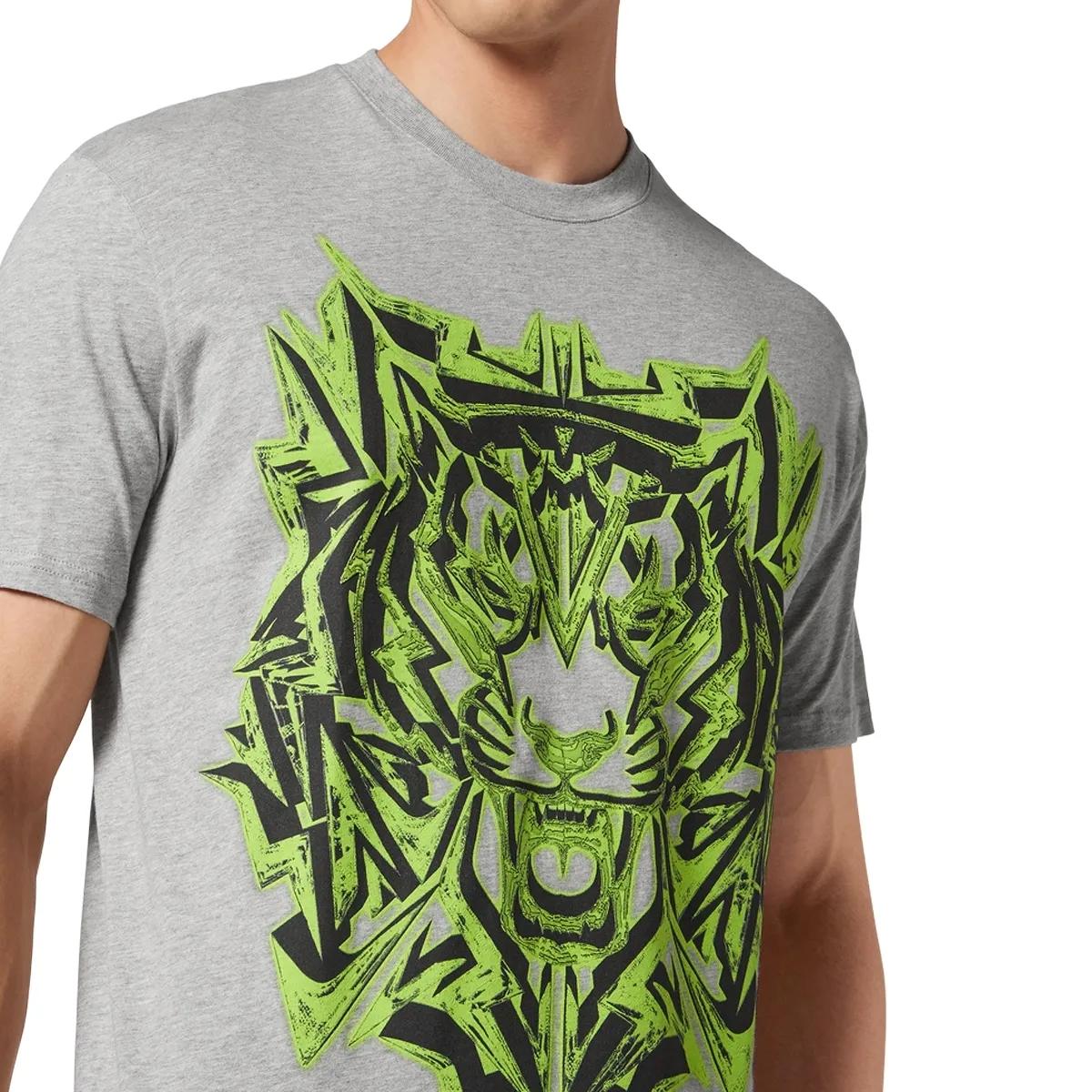 Plein Sport - T-Shirt Thunder Tiger - Größe M - grau