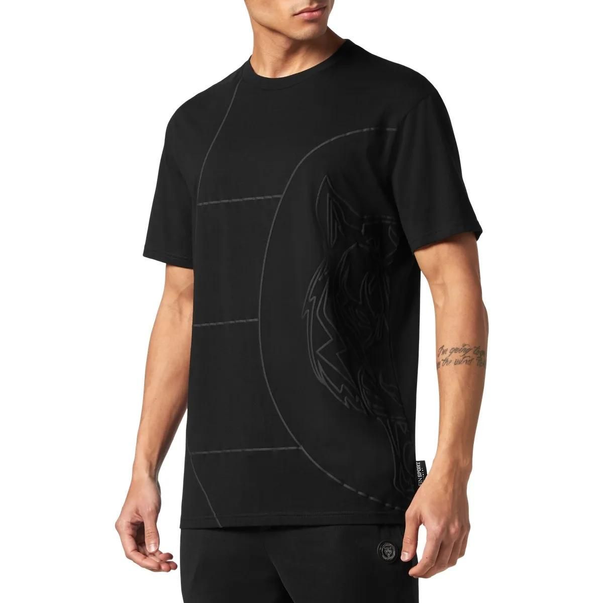 Plein Sport - T-Shirt Tiger - Größe XS - schwarz