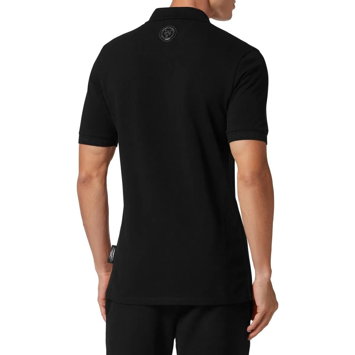 Plein Sport - Poloshirt Silver Brush - Größe 3XL - schwarz