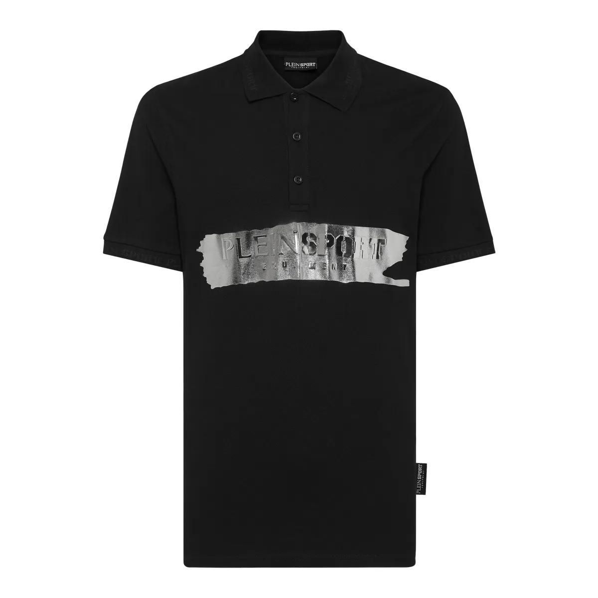 Plein Sport - Poloshirt Silver Brush - Größe 3XL - schwarz