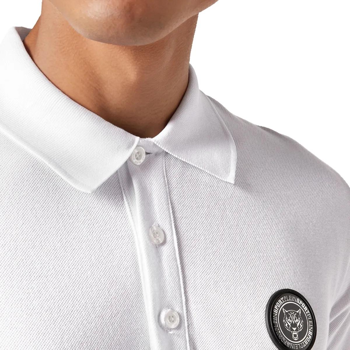 Plein Sport - Poloshirt Thunder Tiger - Größe XXL - weiß