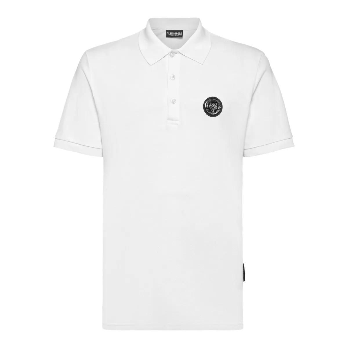 Plein Sport - Poloshirt Thunder Tiger - Größe XXL - weiß