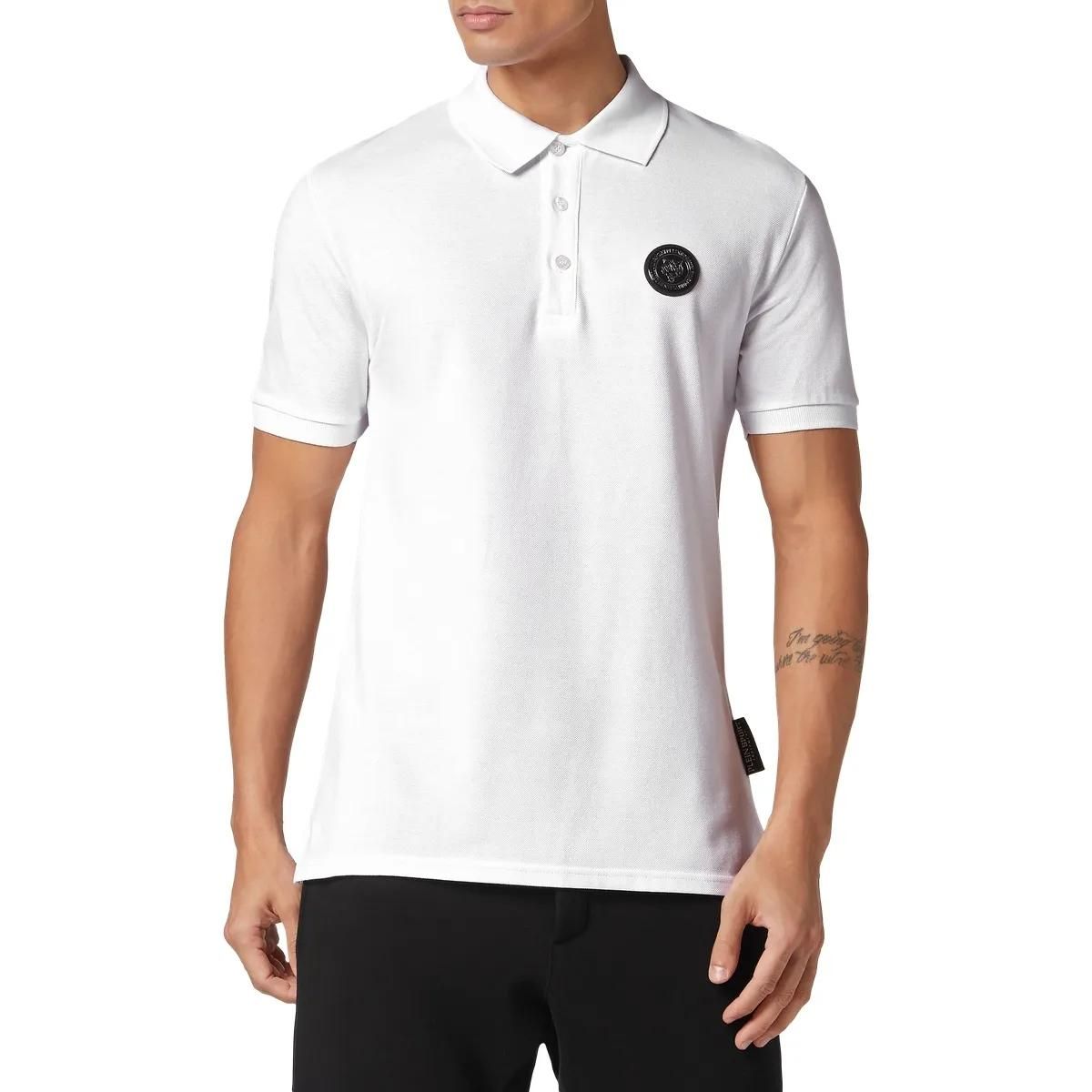 Plein Sport - Poloshirt Thunder Tiger - Größe XXL - weiß