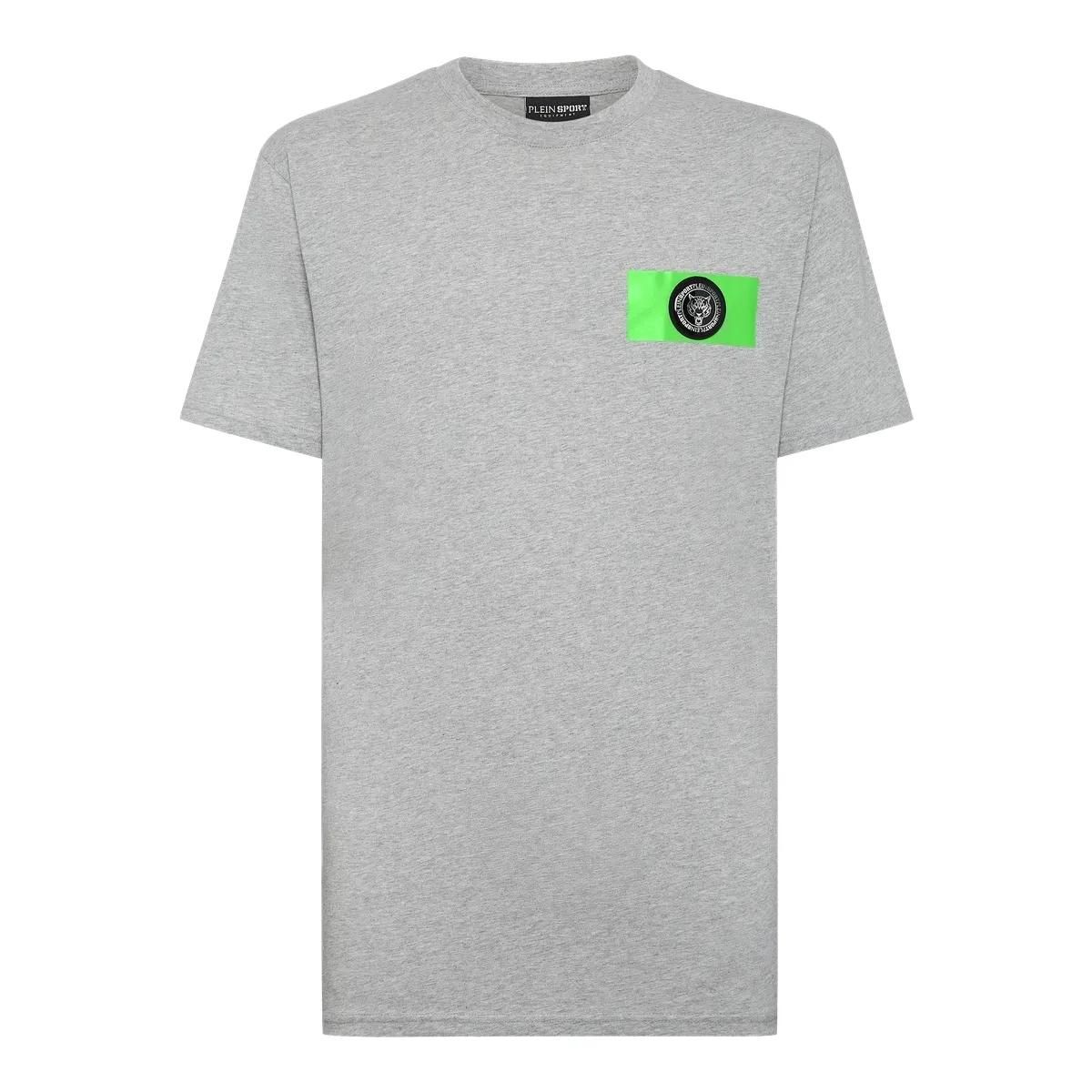Plein Sport - T-Shirt Scratch - Größe M - grau