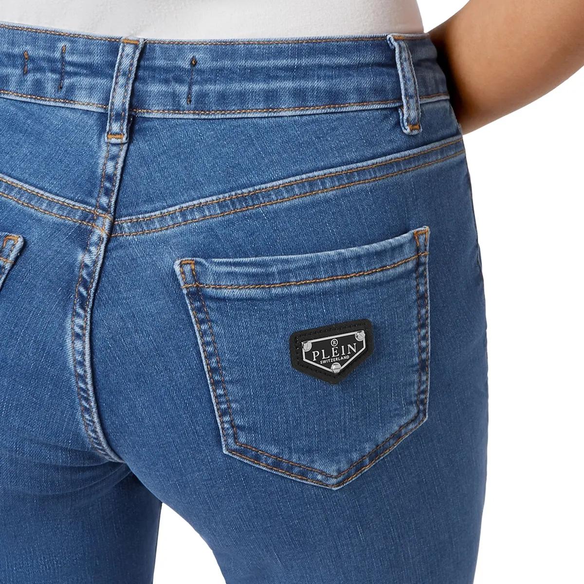 Philipp Plein - Jeggings - Größe 25 - blau