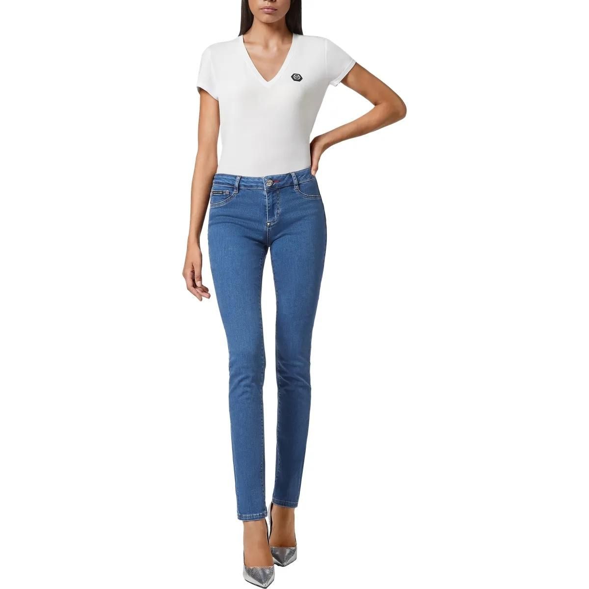 Philipp Plein - Jeggings - Größe 25 - blau