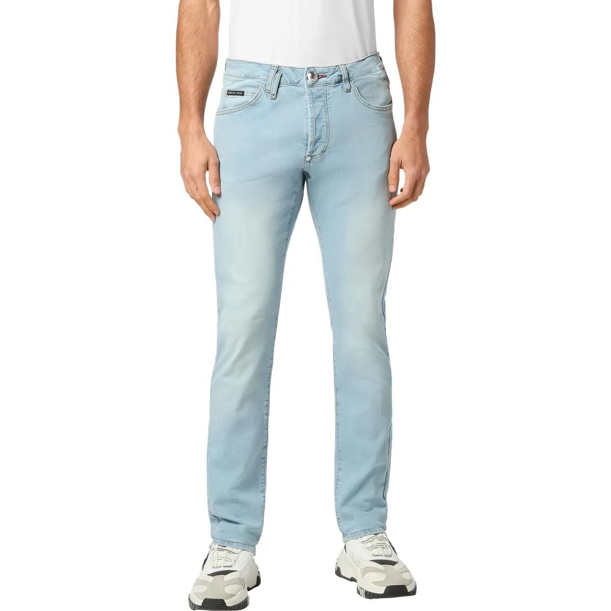 Philipp Plein - Jeans Regular Fit - Größe 32 - blau