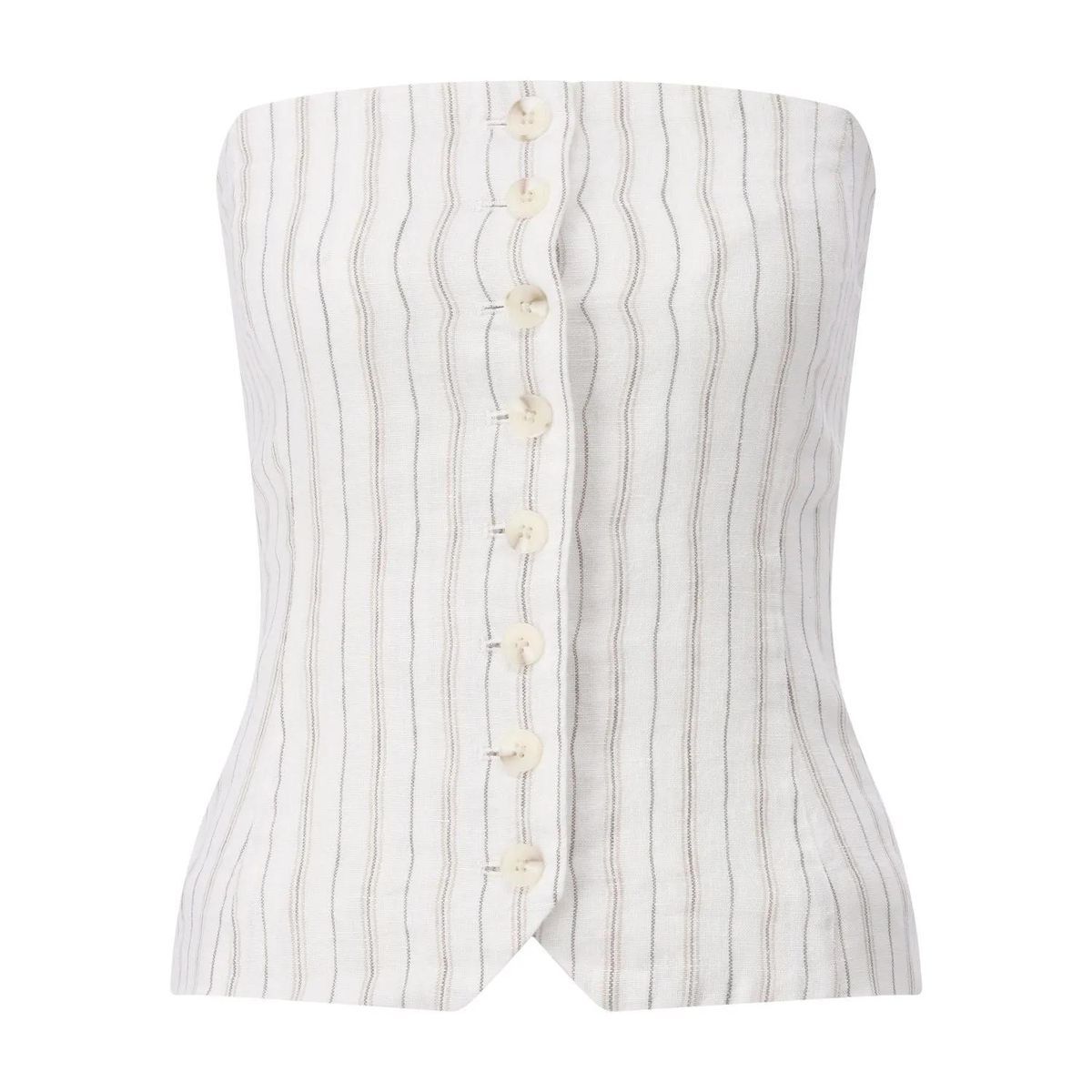 Samsøe Samsøe - Ärmelloses Top Saellena - Größe L - beige