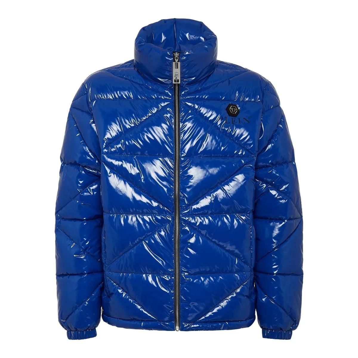 Philipp Plein - Jacke Hexagon - Größe 3XL - blau