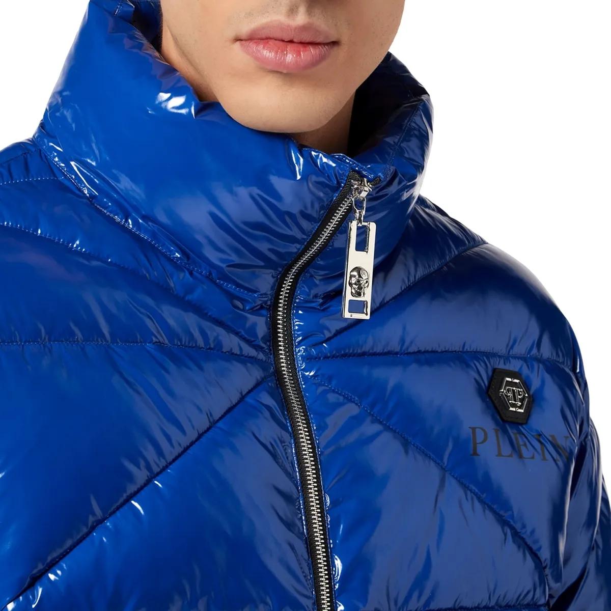 Philipp Plein - Jacke Hexagon - Größe 3XL - blau