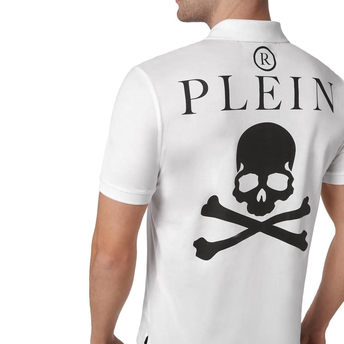 Philipp Plein - Poloshirt - Größe 3XL - weiß