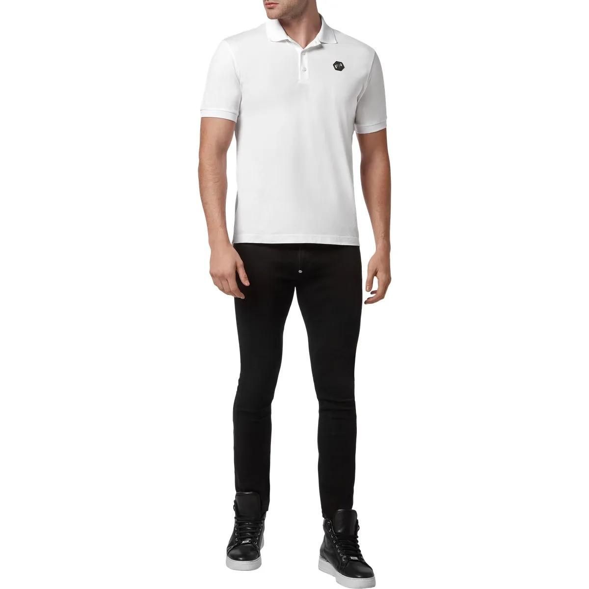 Philipp Plein - Poloshirt - Größe 3XL - weiß