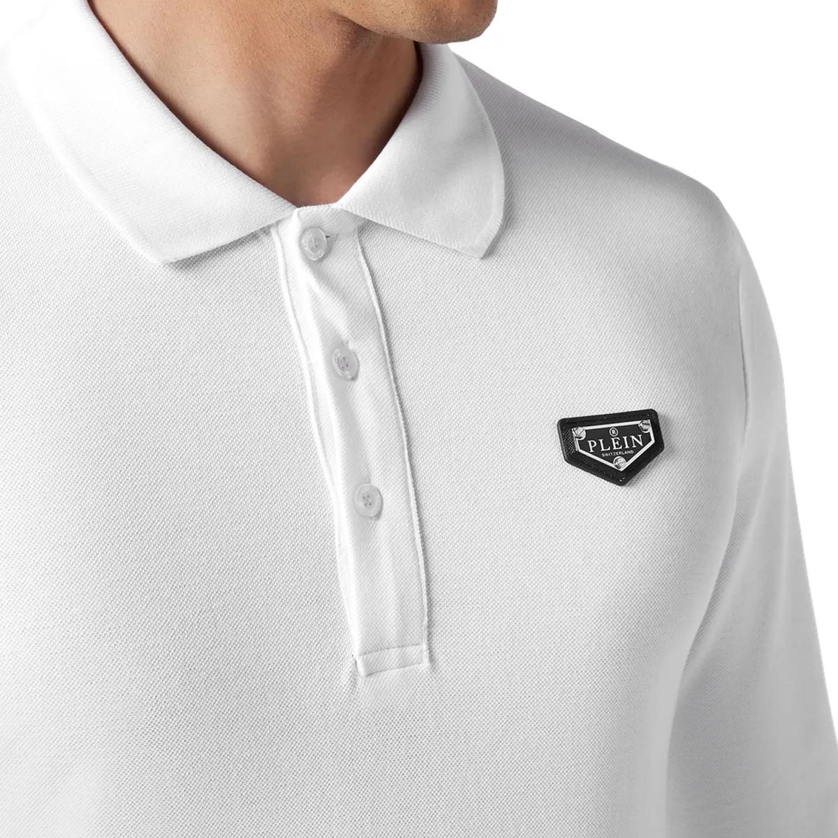 Philipp Plein - Poloshirt - Größe 3XL - weiß