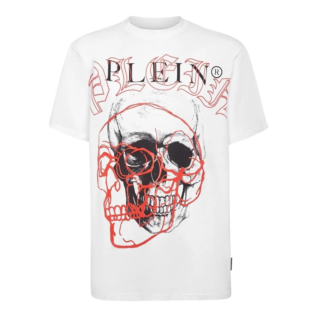 Philipp Plein - T-Shirt - Größe 3XL - weiß