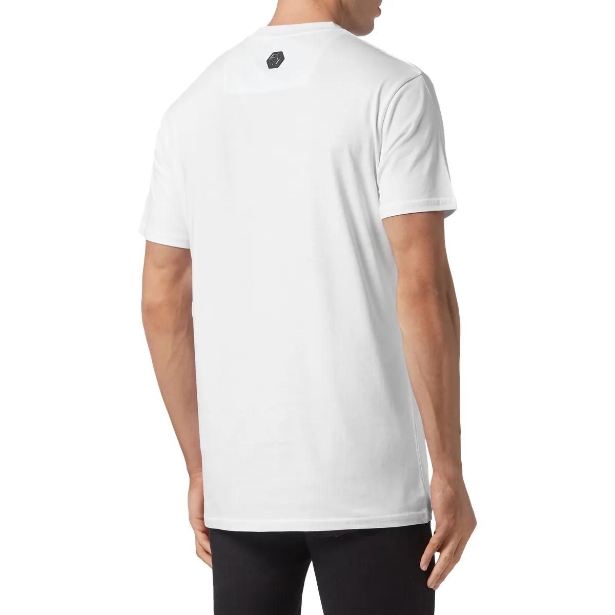 Philipp Plein - T-Shirt Skull - Größe 3XL - weiß