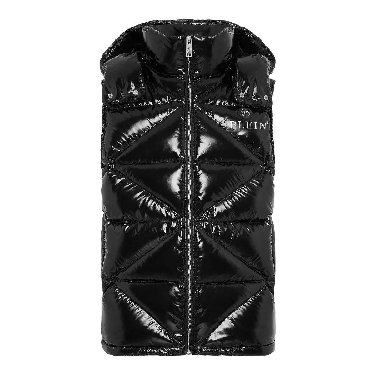 Philipp Plein - Jacke Hexagon - Größe 4XL - schwarz