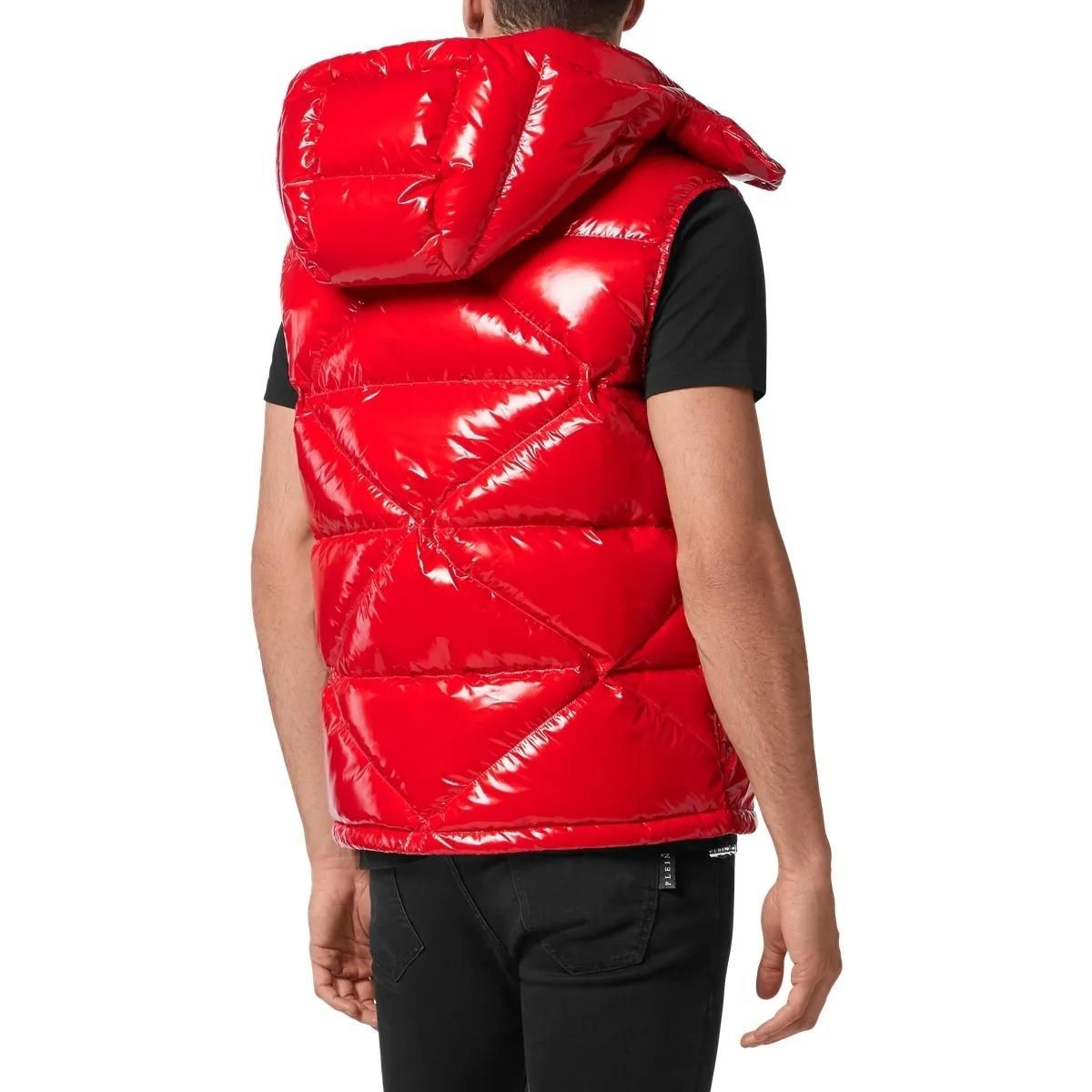 Philipp Plein - Jacke Hexagon - Größe 3XL - rot