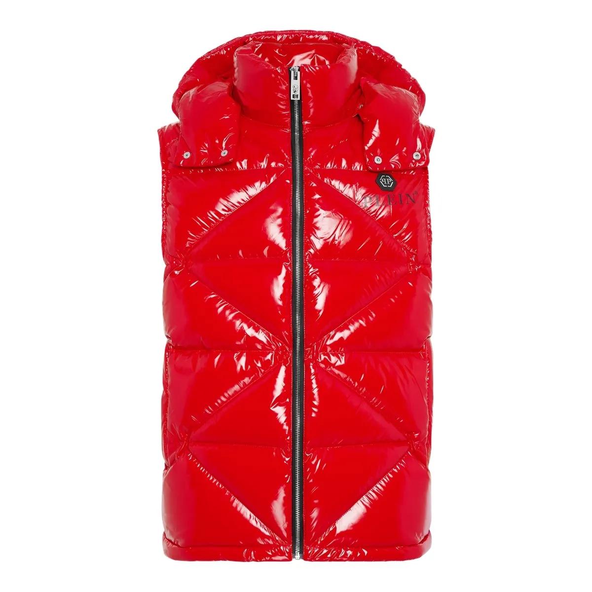 Philipp Plein - Jacke Hexagon - Größe 3XL - rot