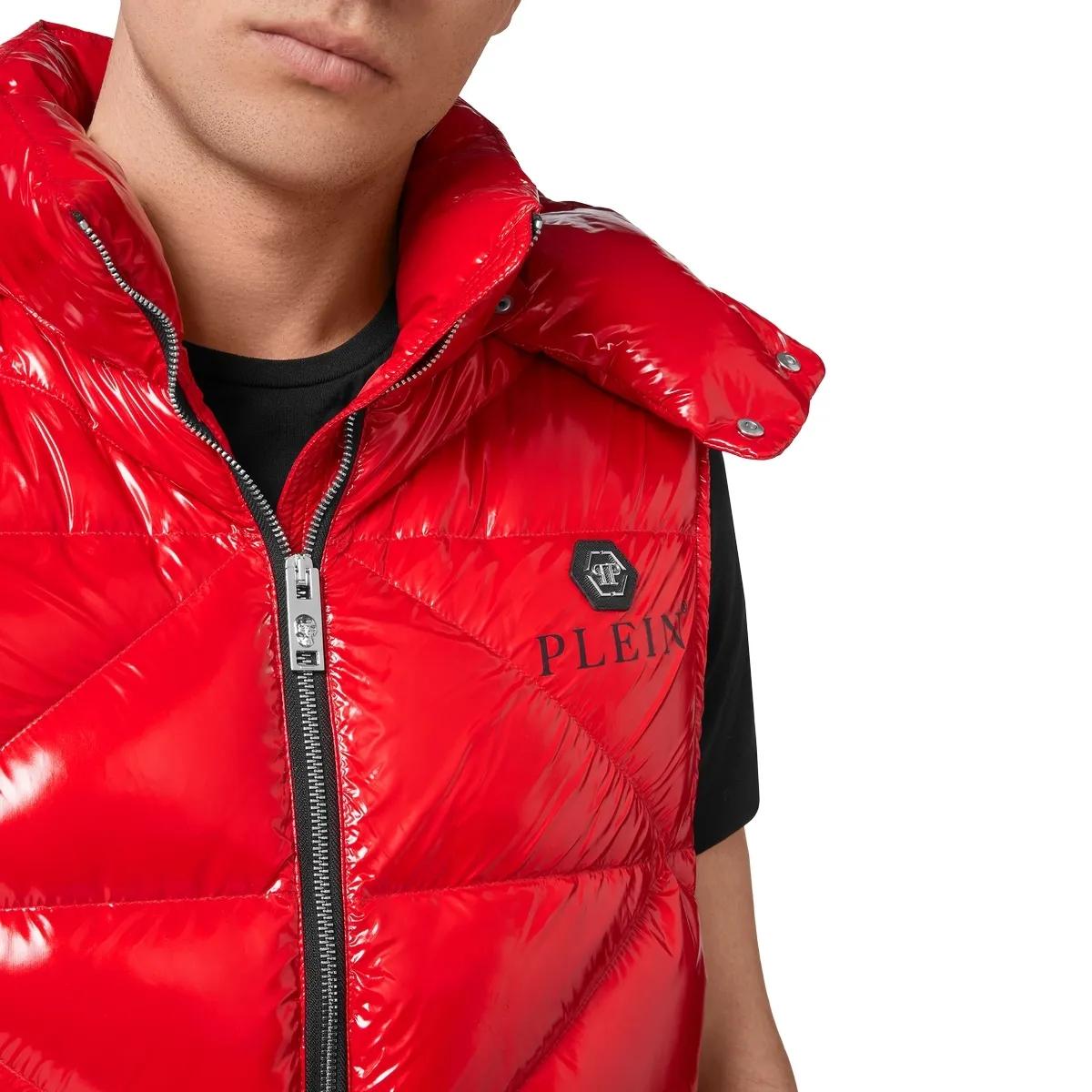 Philipp Plein - Jacke Hexagon - Größe 3XL - rot
