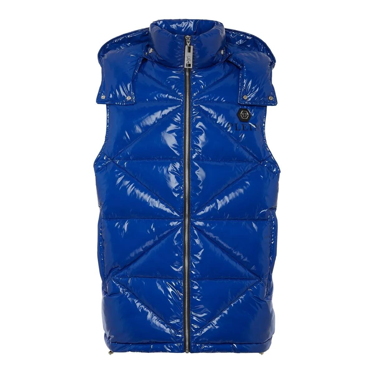 Philipp Plein - Jacke Hexagon - Größe 3XL - blau