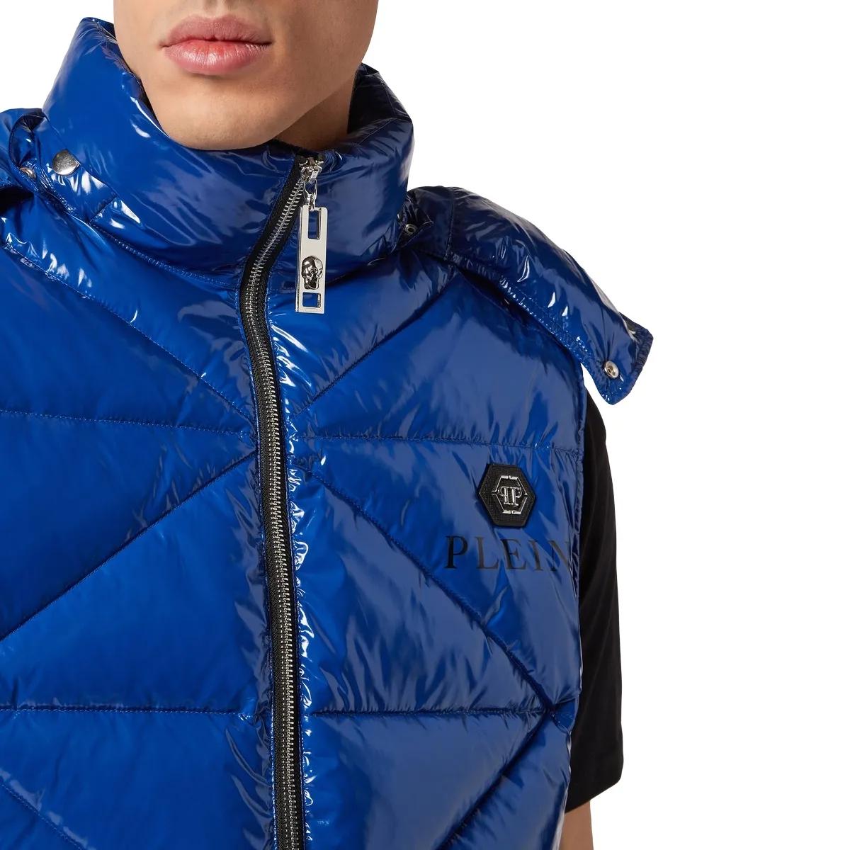 Philipp Plein - Jacke Hexagon - Größe 3XL - blau