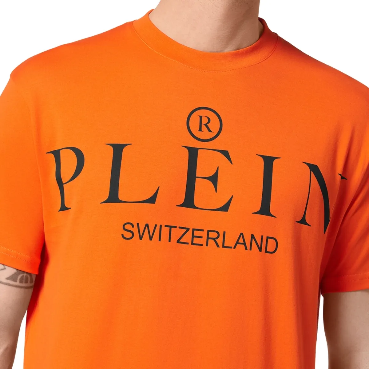 Philipp Plein - T-Shirt Iconic Plein - Größe 3XL - orange