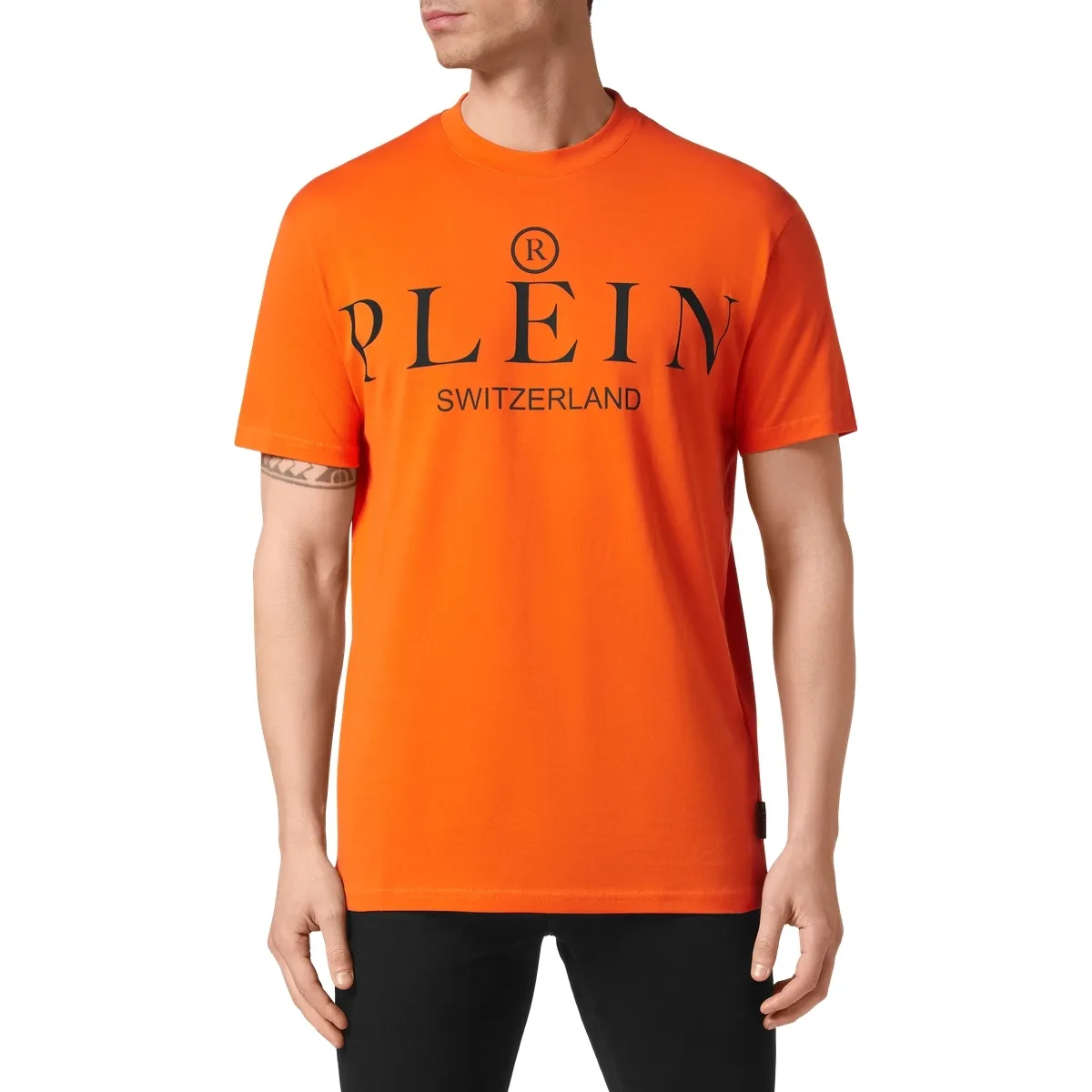 Philipp Plein - T-Shirt Iconic Plein - Größe 3XL - orange