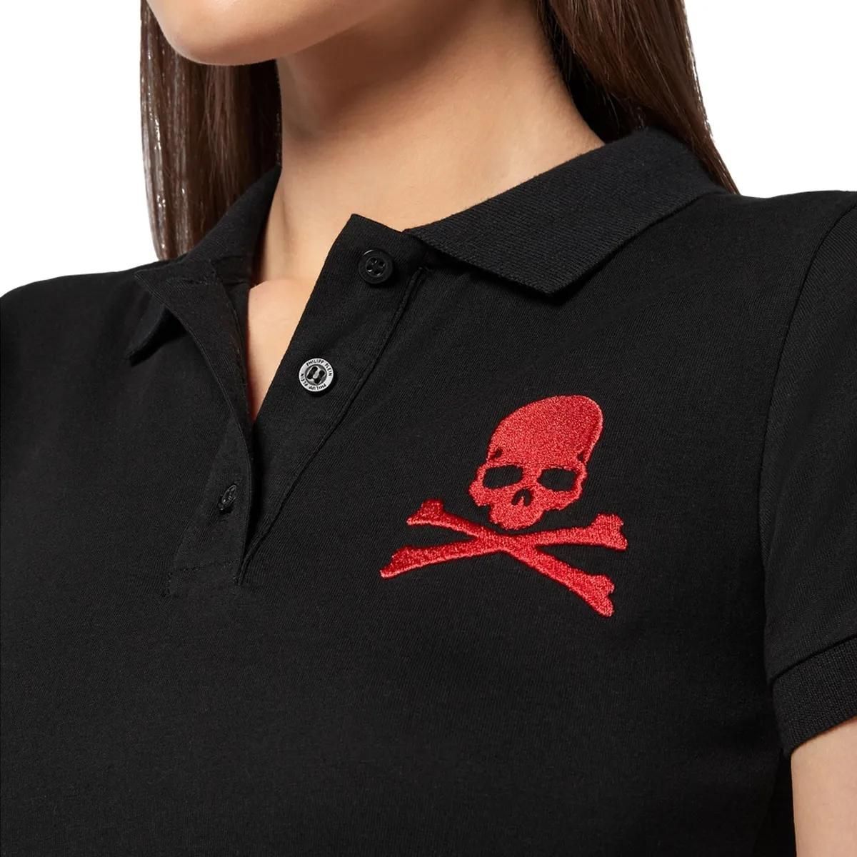 Philipp Plein - Poloshirt - Größe L - schwarz