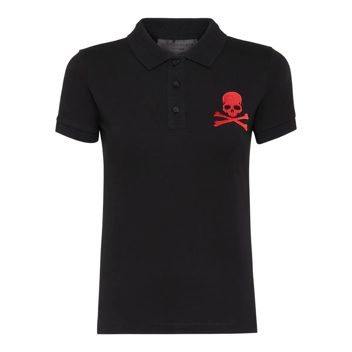 Philipp Plein - Poloshirt - Größe L - schwarz