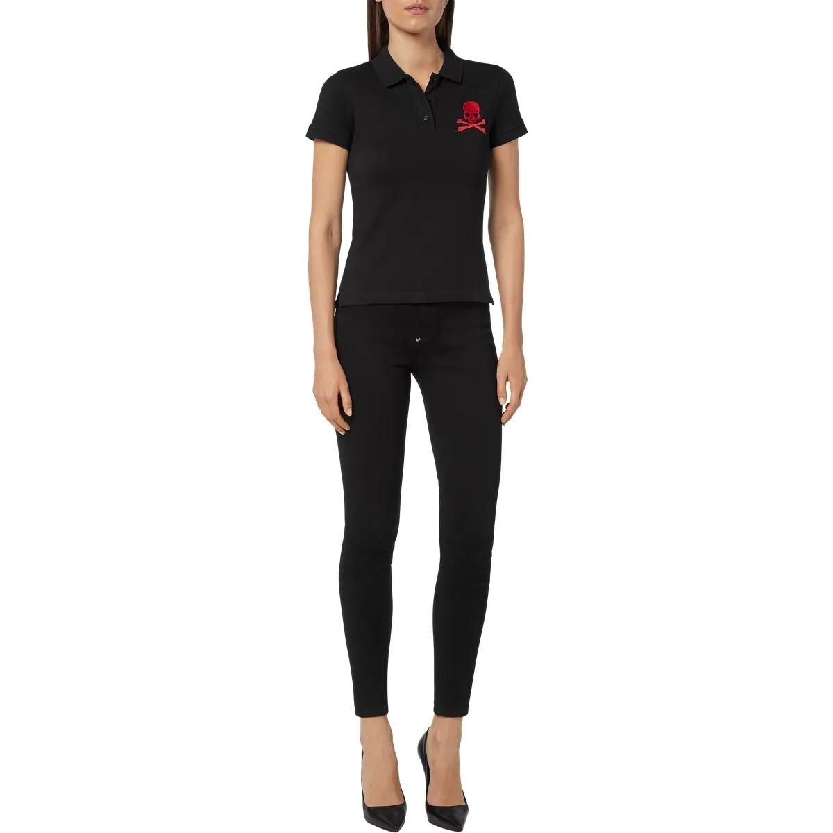 Philipp Plein - Poloshirt - Größe L - schwarz