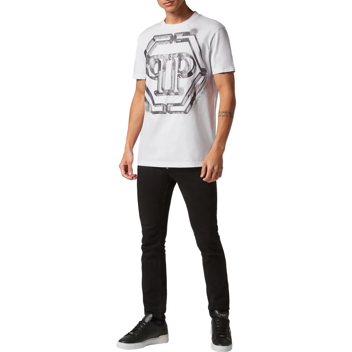 Philipp Plein - T-Shirt - Größe 3XL - weiß