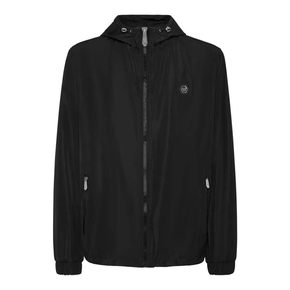 Philipp Plein - Nylon Jacke - Größe L - schwarz