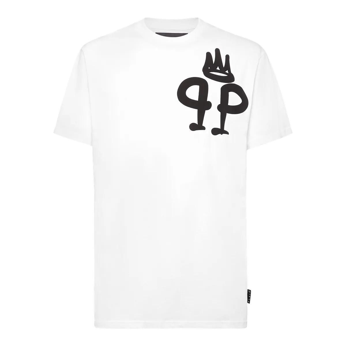 Philipp Plein - T-Shirt King Plein - Größe 3XL - weiß