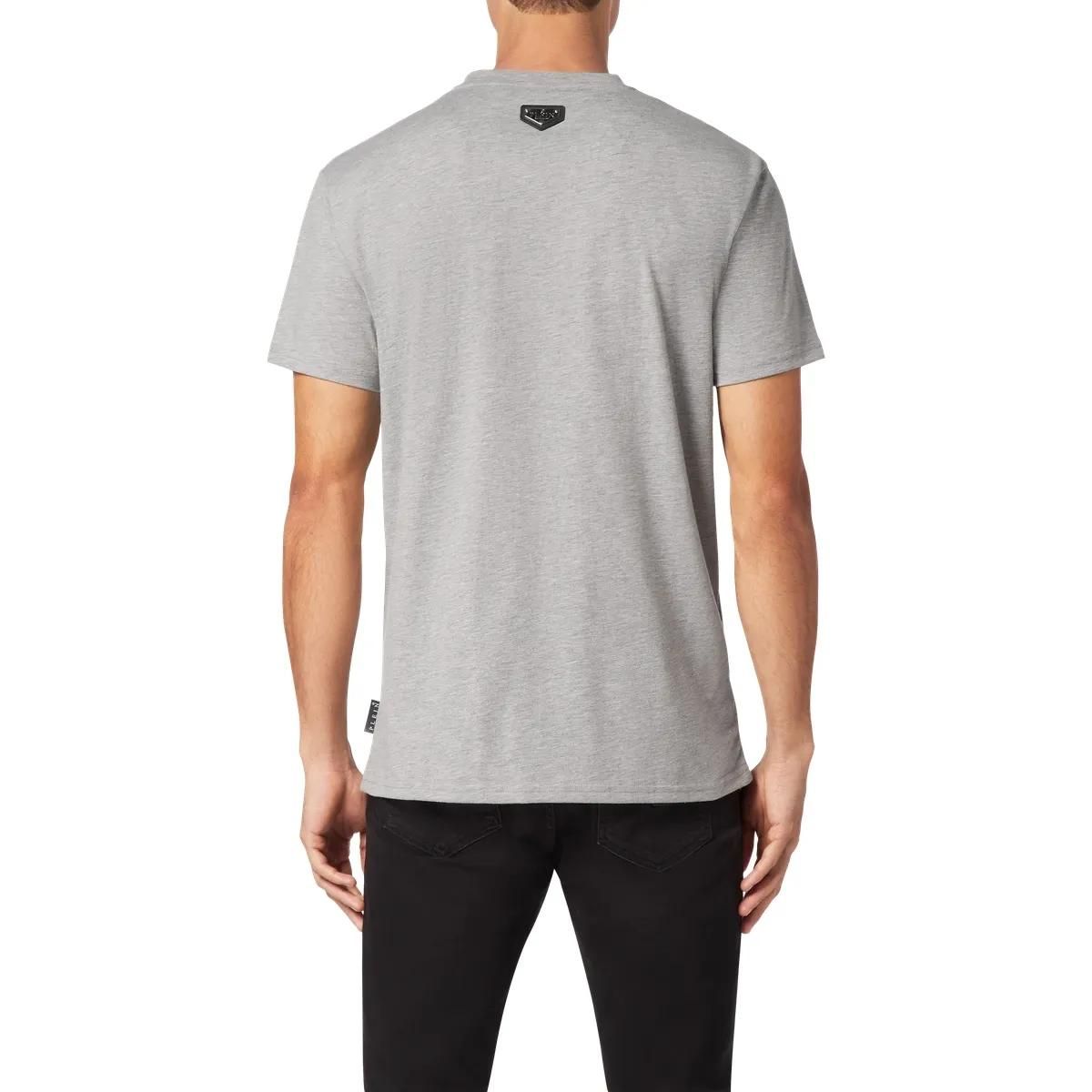 Philipp Plein - T-Shirt Skull - Größe 3XL - grau