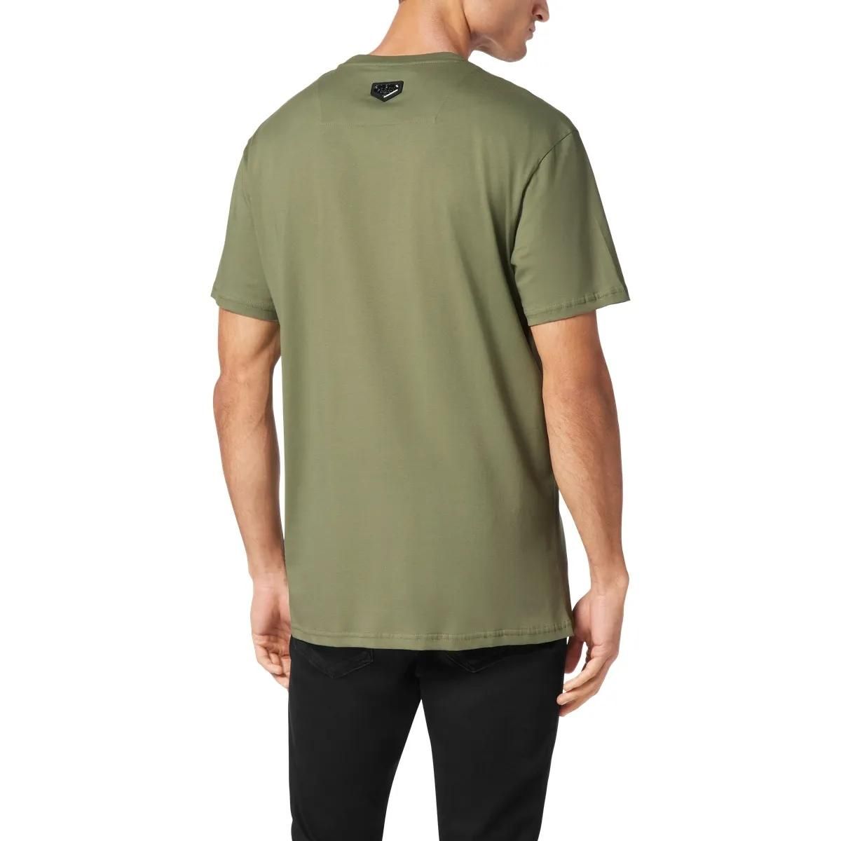 Philipp Plein - T-Shirt Skull - Größe 3XL - grün