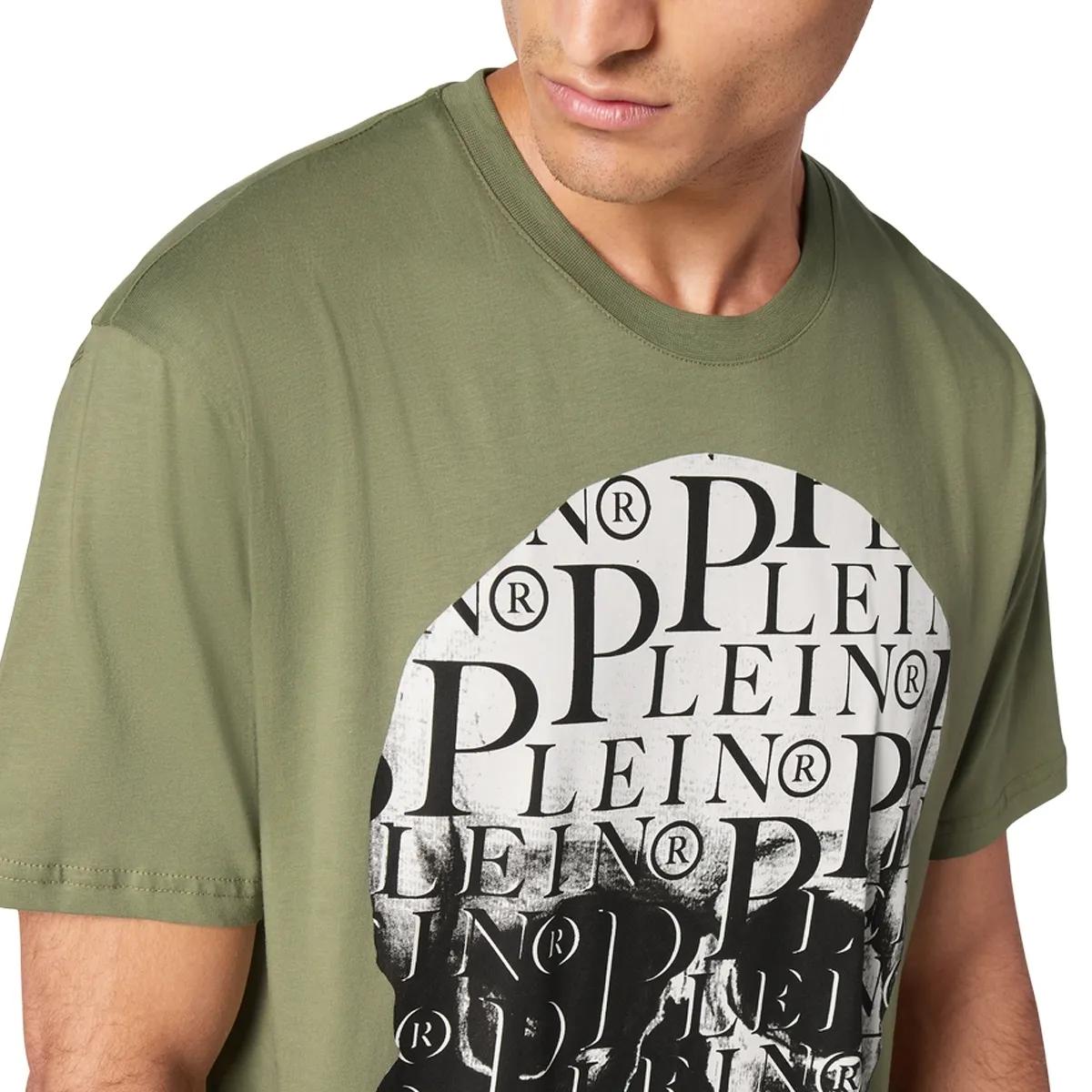 Philipp Plein - T-Shirt Skull - Größe 3XL - grün