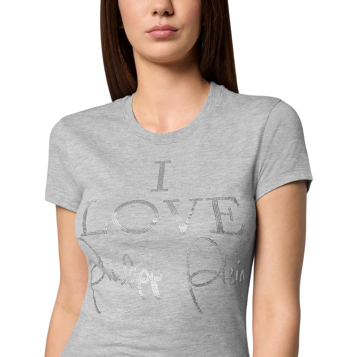 Philipp Plein - T-Shirt Slim Fit - Größe L - grau