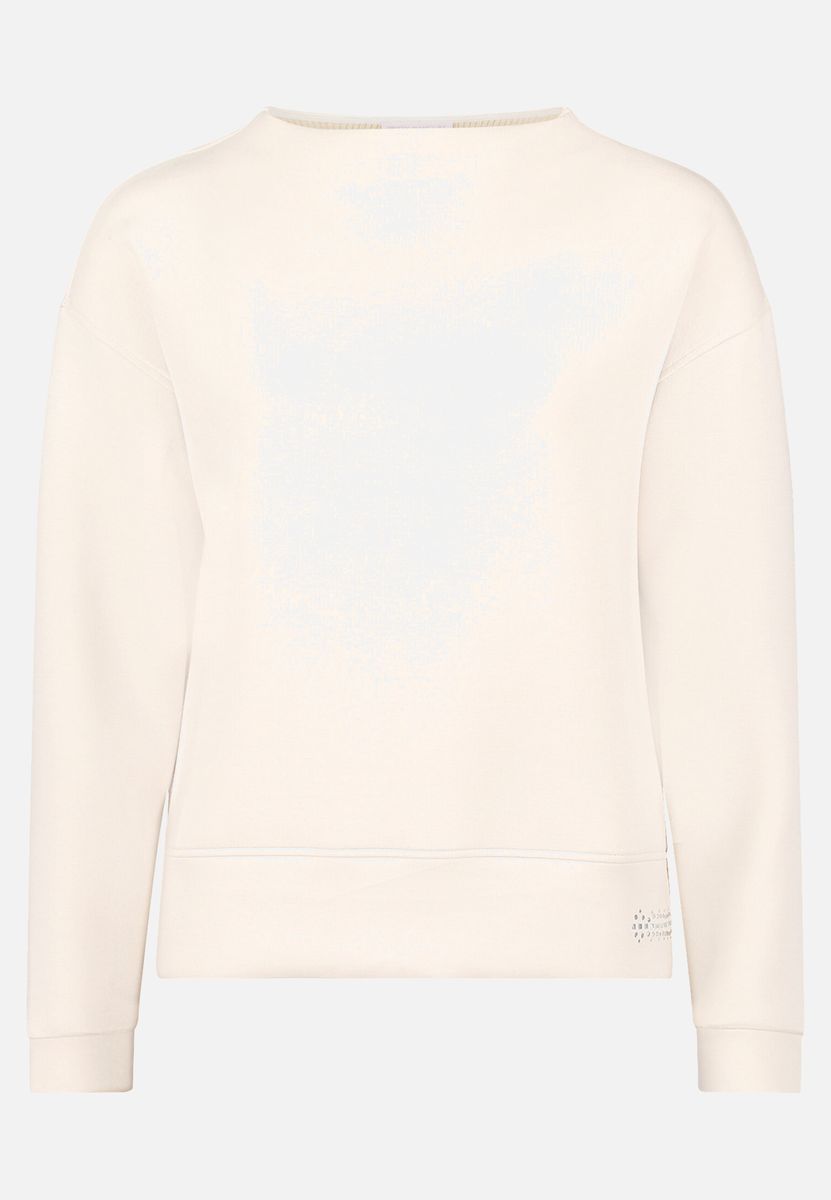 Modernes Langarm-Sweatshirt mit Rollkragen