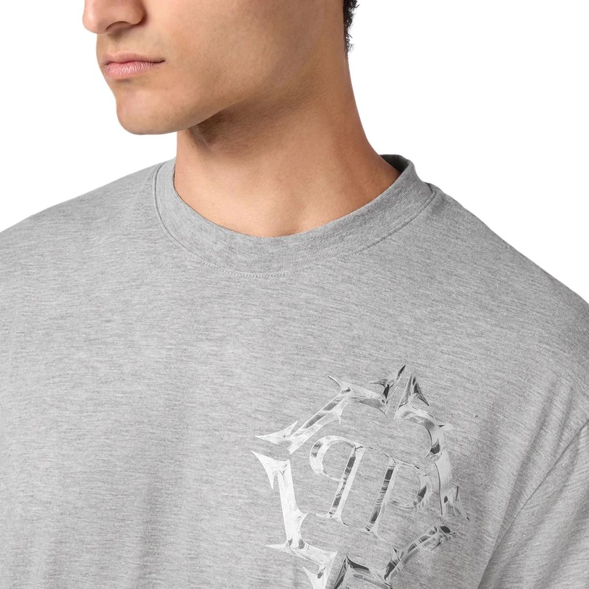 Philipp Plein - T-Shirt Chrome - Größe 3XL - grau