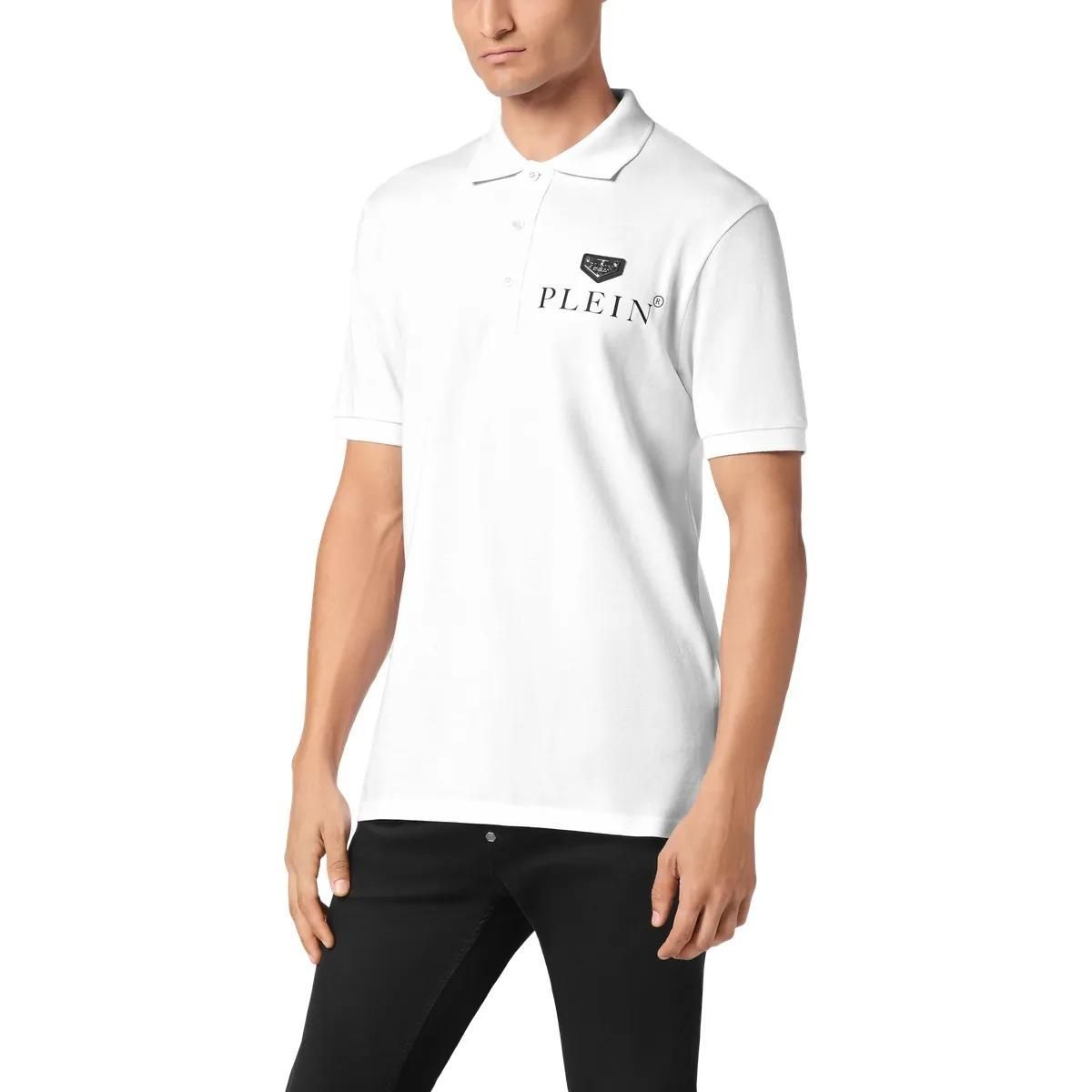 Philipp Plein - Poloshirt Iconic Plein - Größe 3XL - weiß