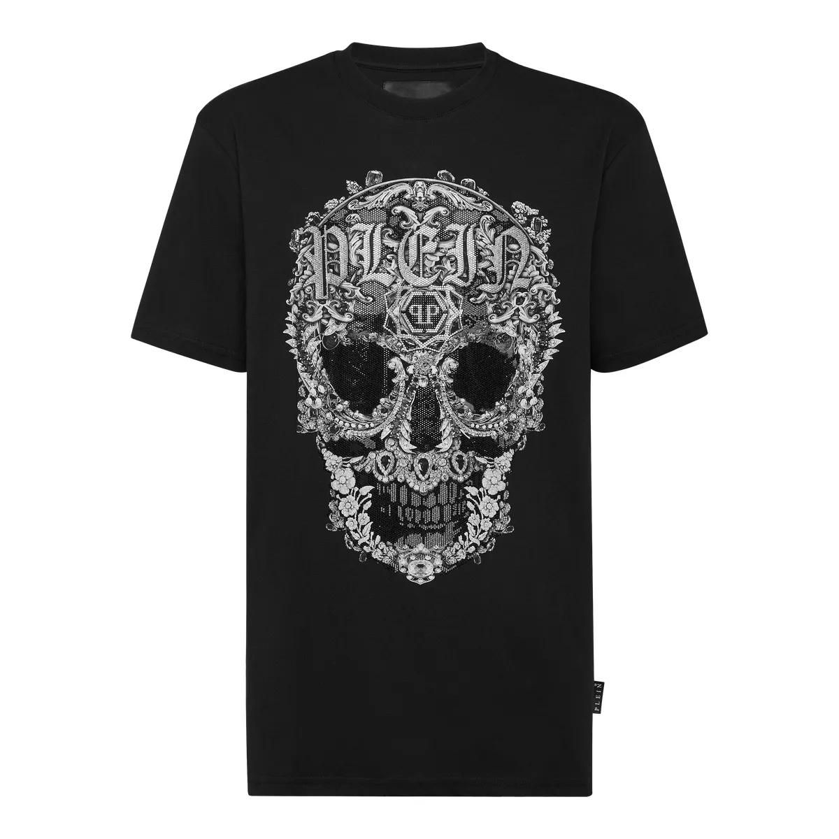 Philipp Plein - T-Shirt Skull - Größe XXL - schwarz