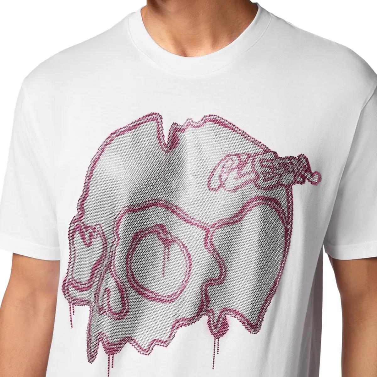 Philipp Plein - T-Shirt Skull Mit Schmucksteinen - Größe 3XL - weiß