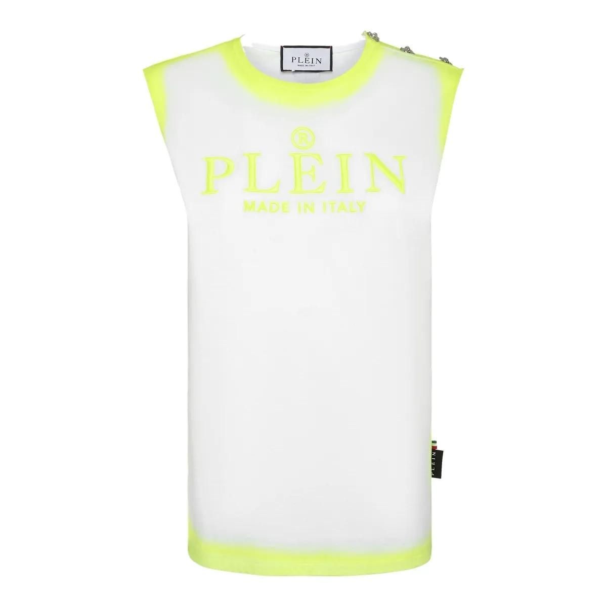 Philipp Plein - Tanktop - Größe L - weiß